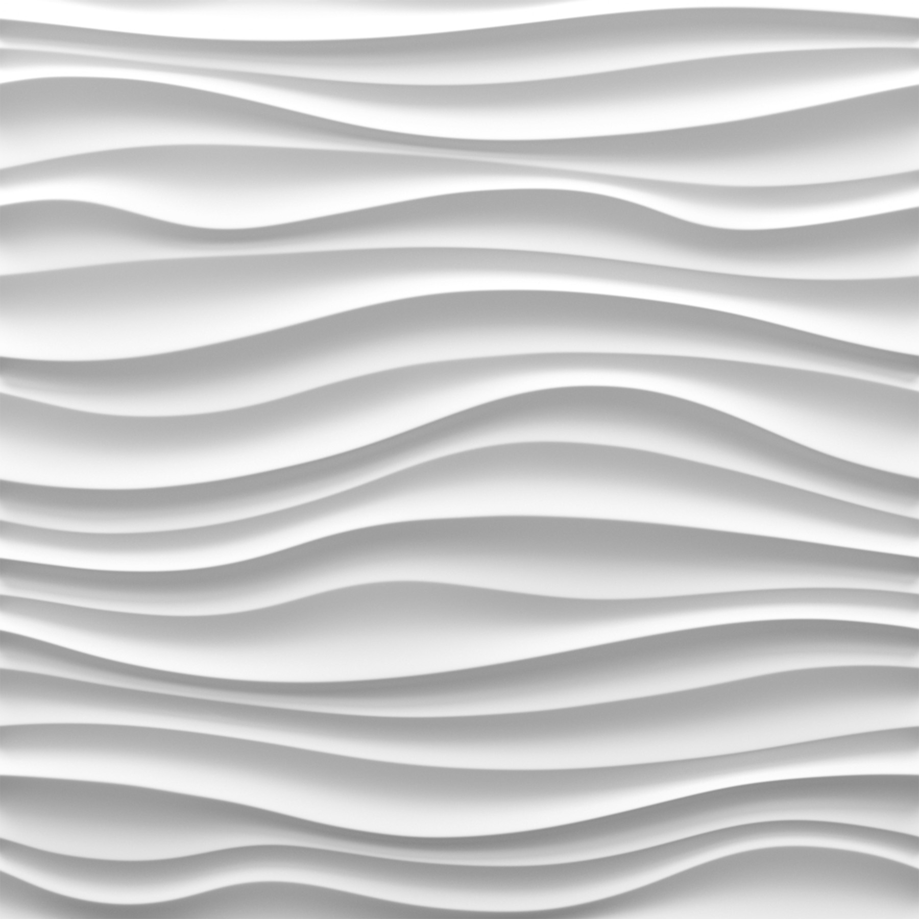 Плитка гіпсова 3D-панель BeautyWalls BREEZE 600×600 мм